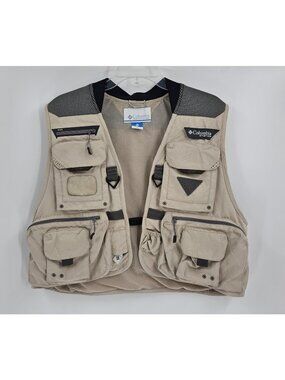 Columbia Sportswear PFG multi pocket fishing Vest Men’s Size M